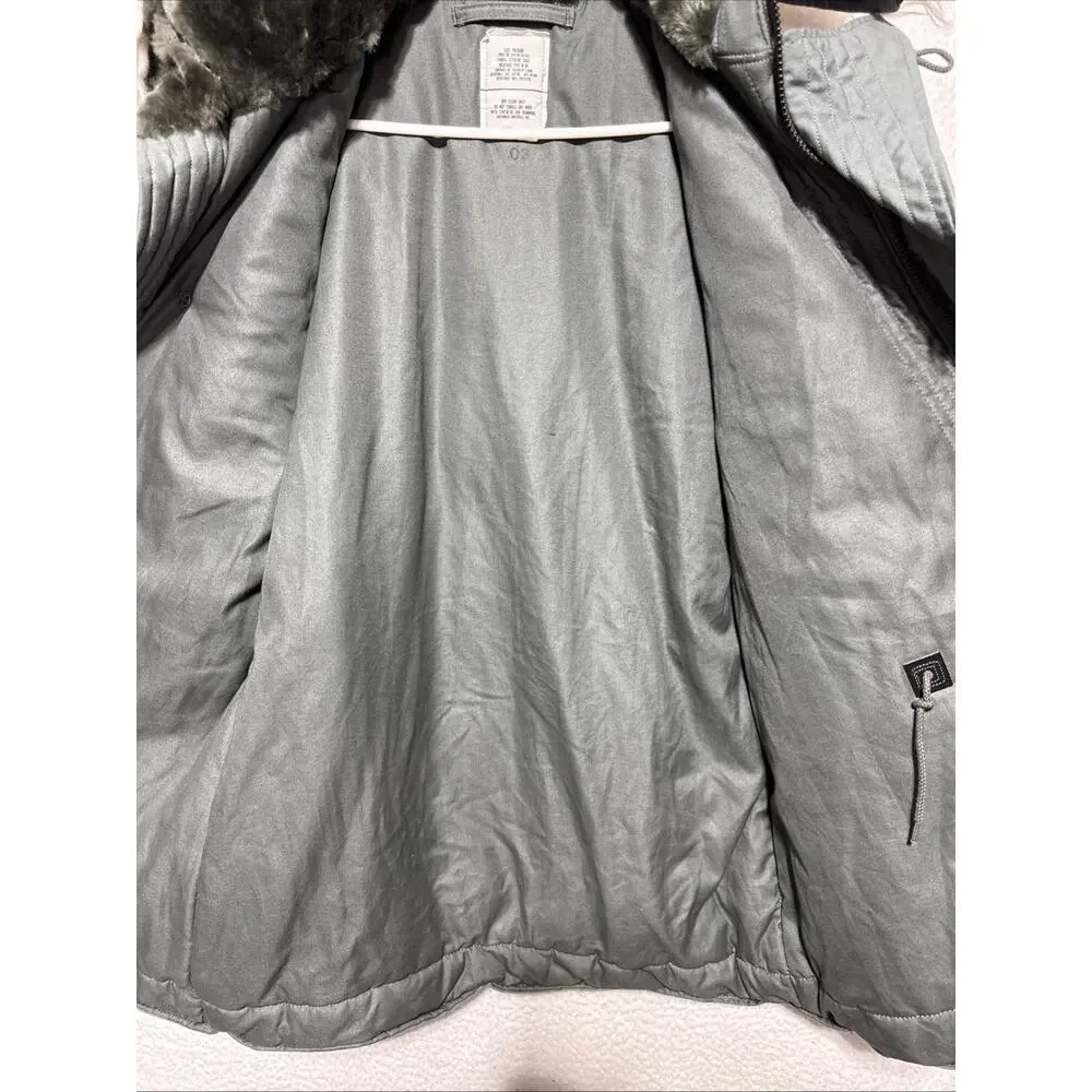 New Rare Genuine US Issue Vintage USAF N3B Cold Weather ECW Parka Jacket Medium